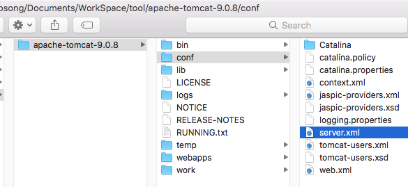 Apache tomcat for mac osx